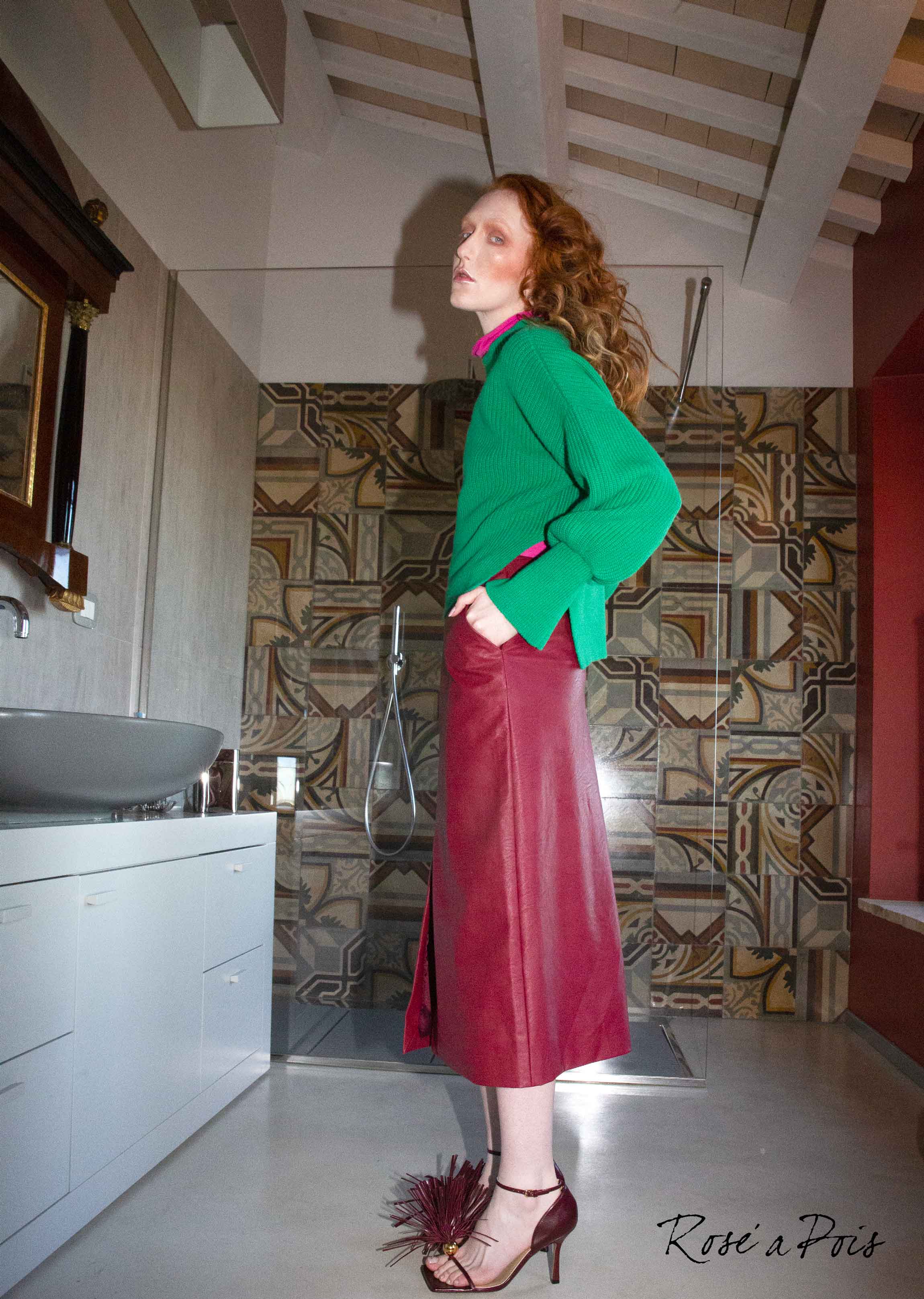 AGNESE Midi skirt