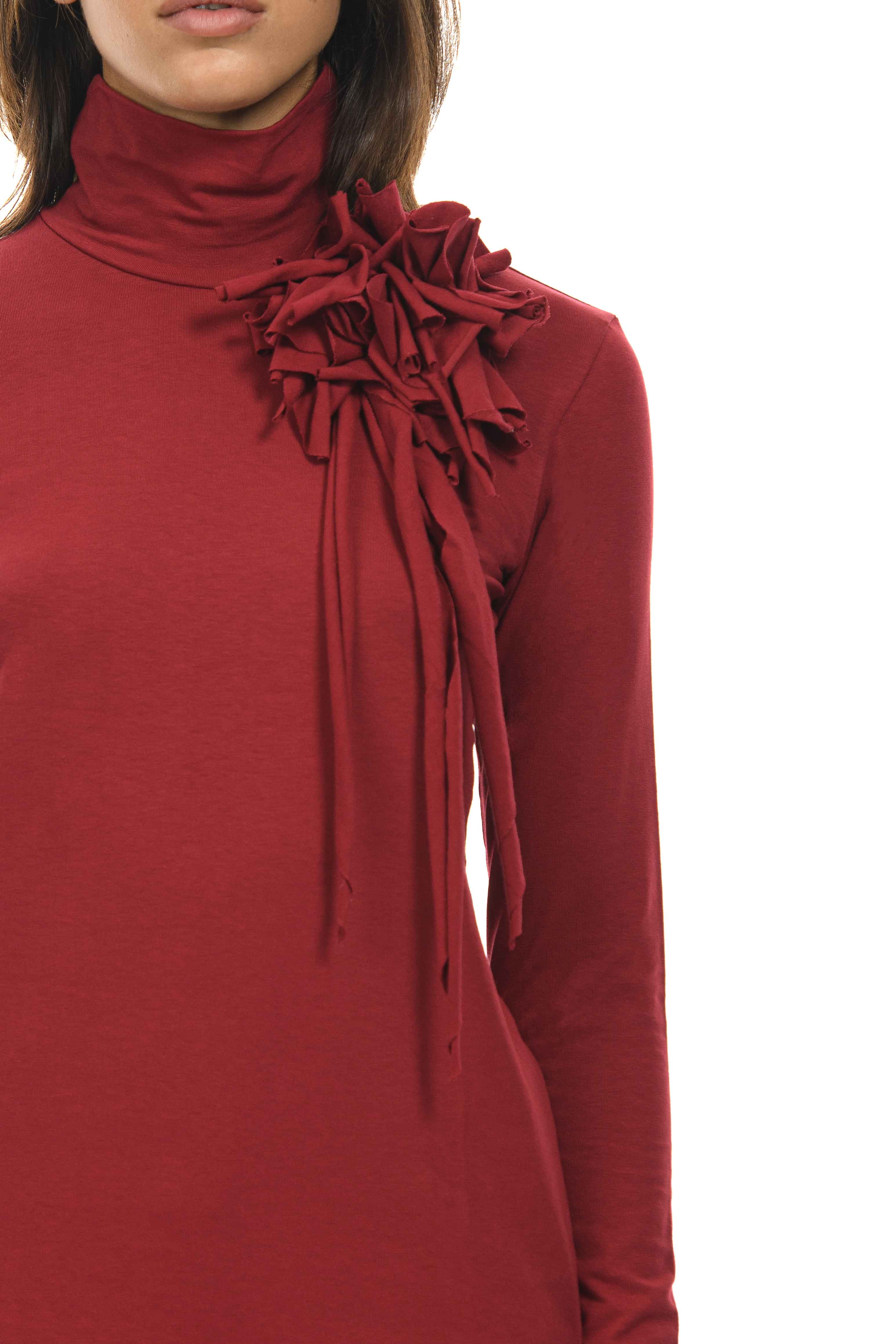 MAGO' Dolcevita con maxi fiore