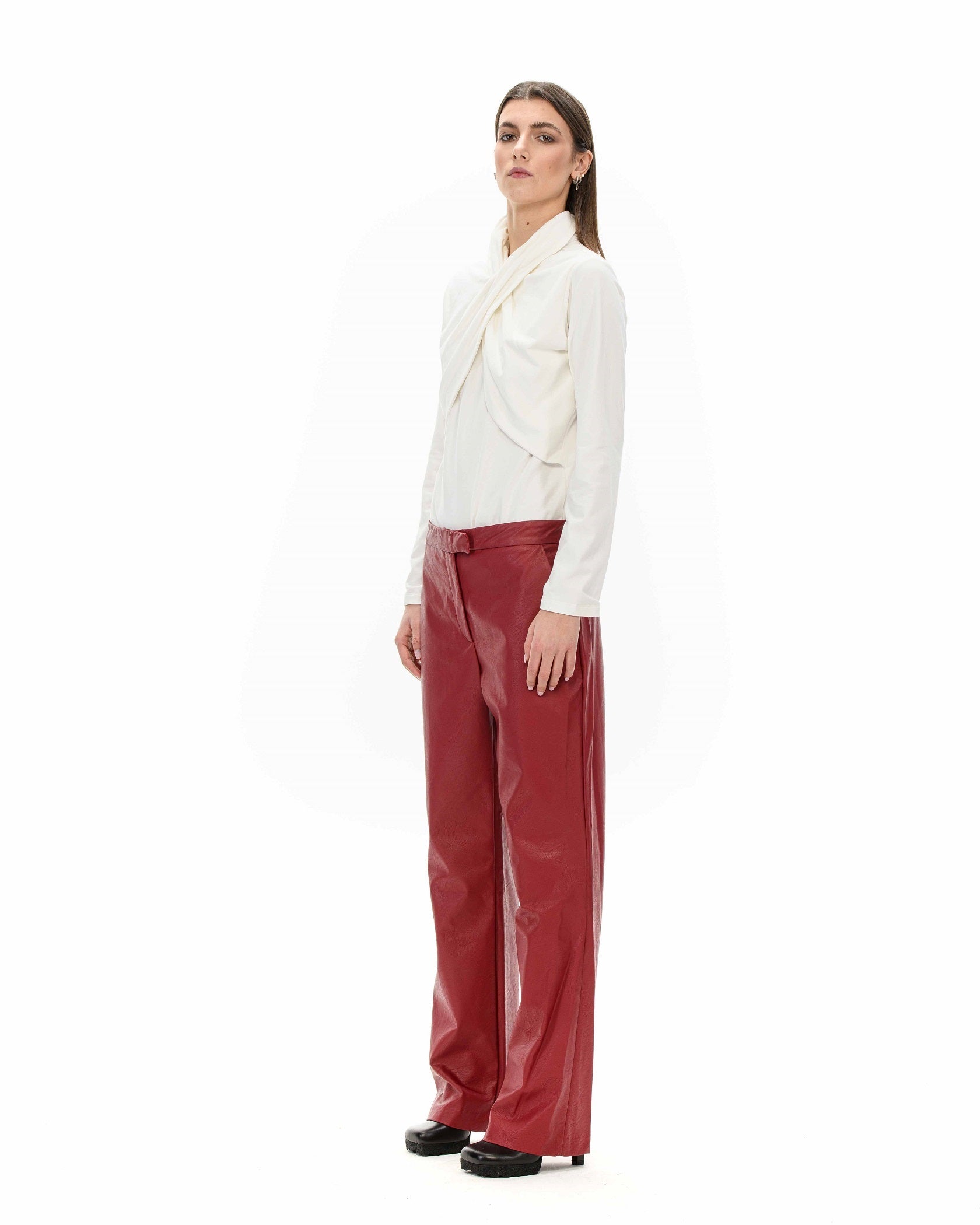 NERISSA Pantalone ecopelle