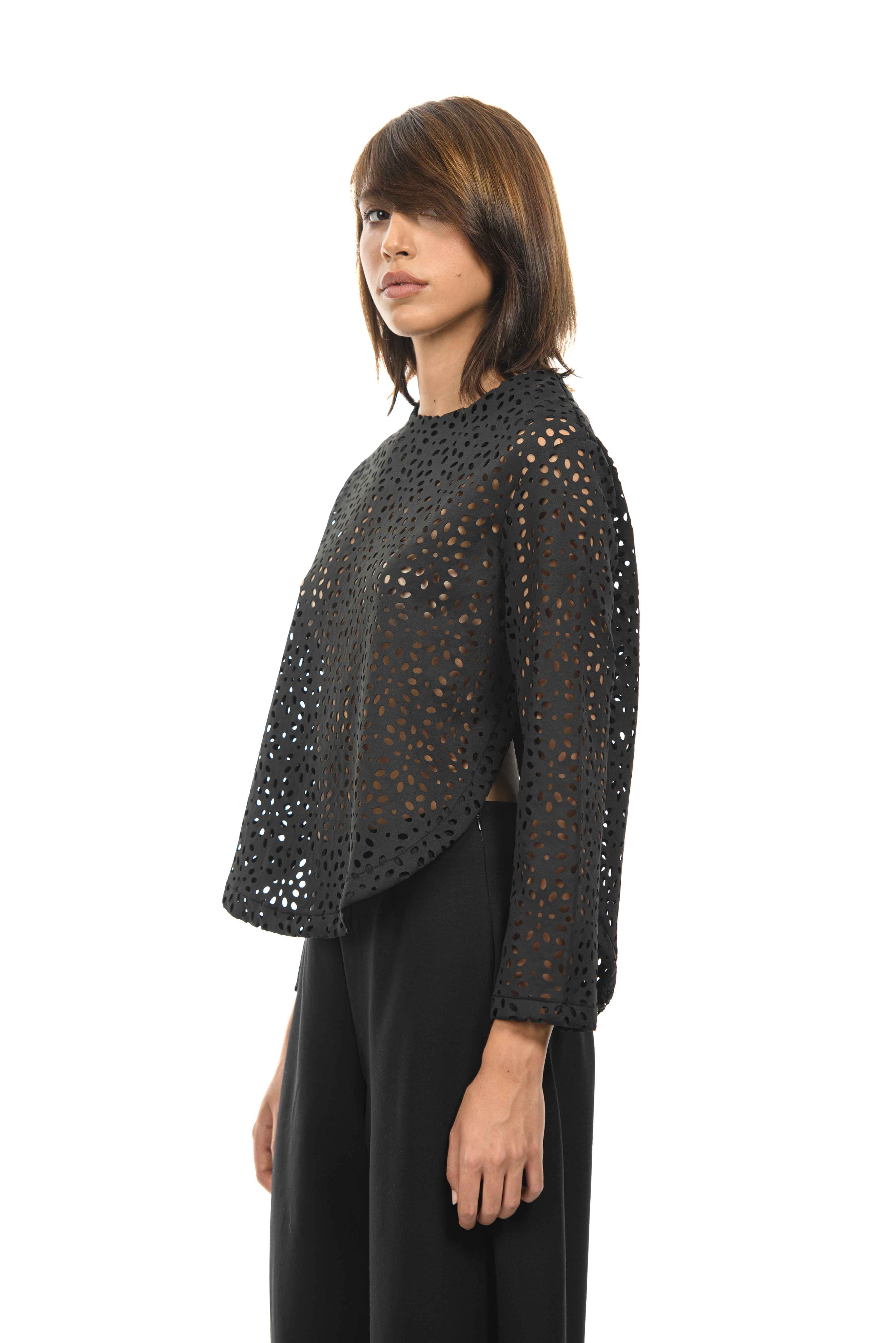PLAGG Blusa traforata