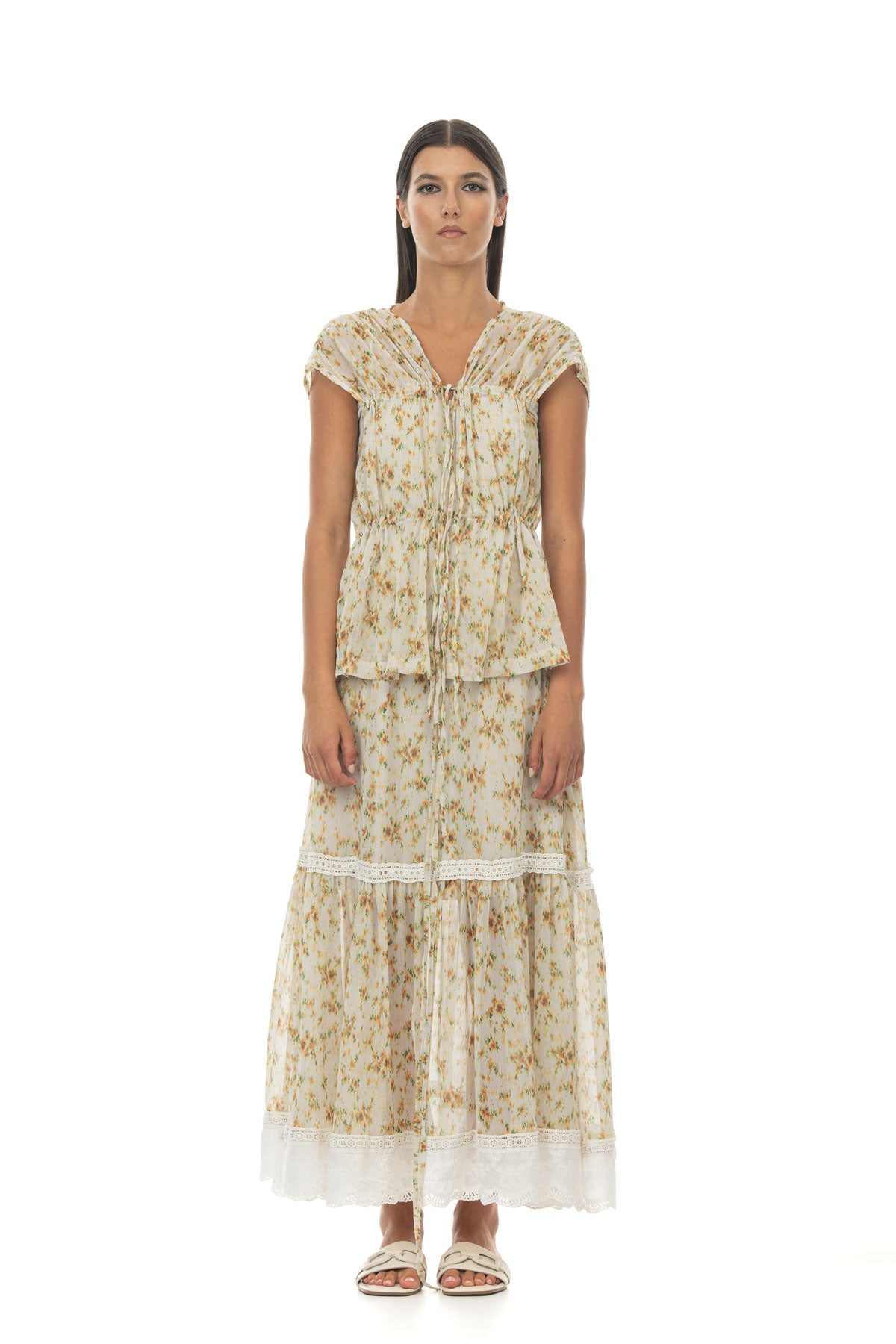Riccioli D'Oro Chiffon Top