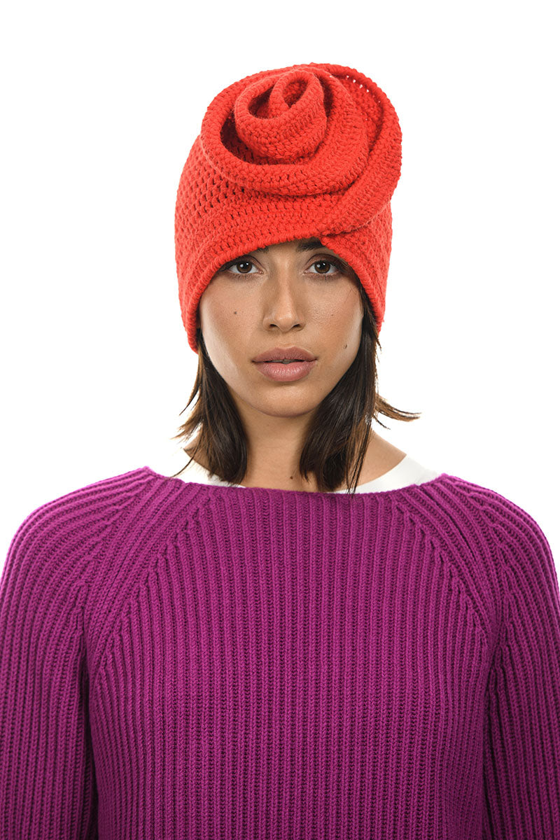 VIVIANA Cappello con rosa