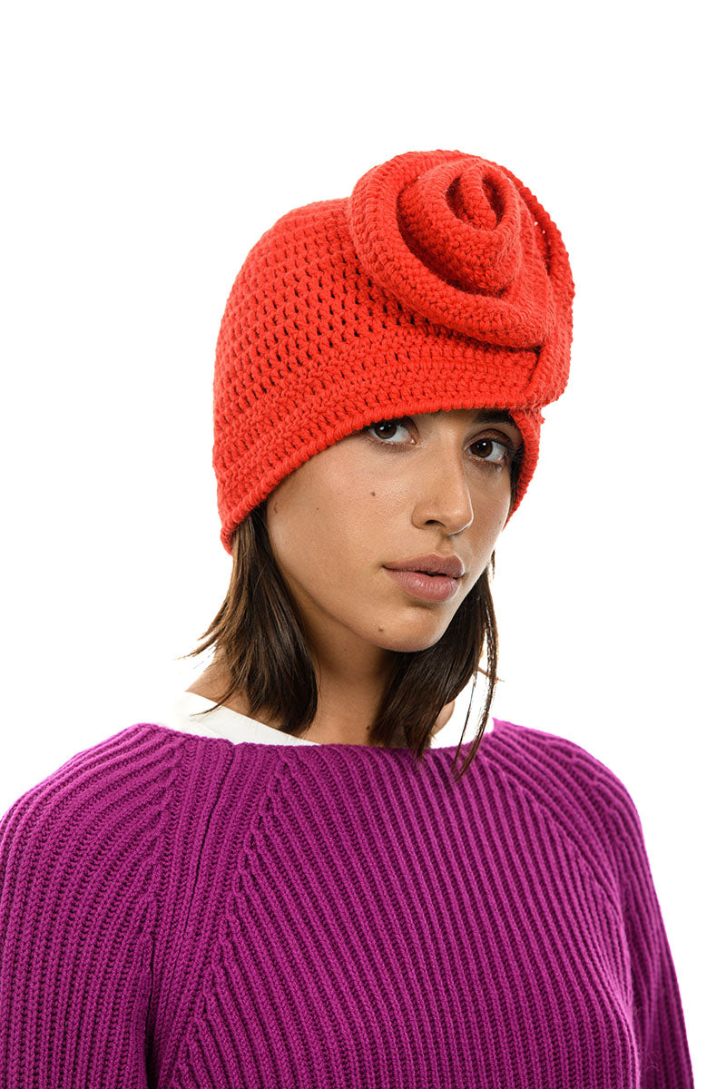 VIVIANA Cappello con rosa