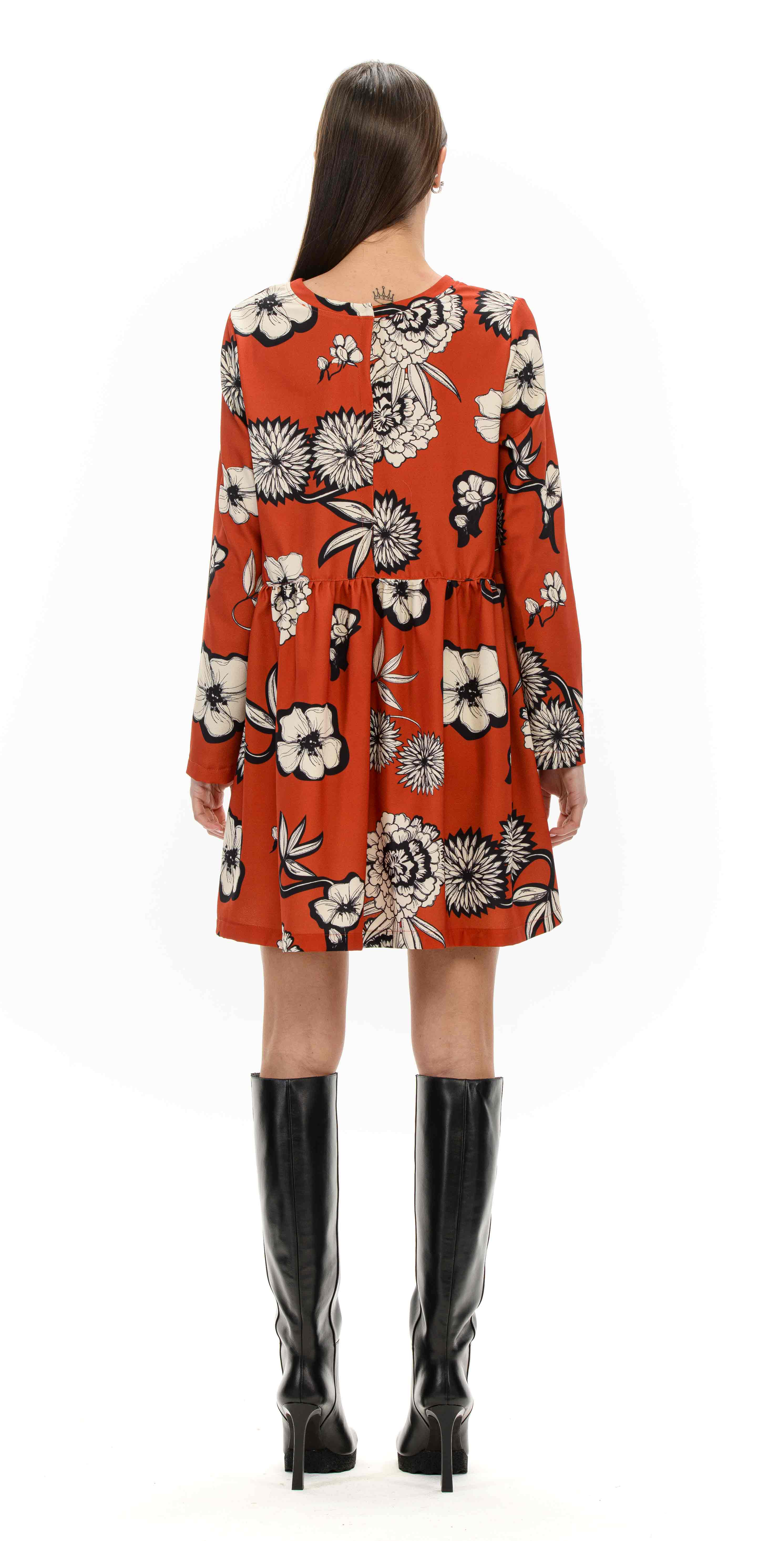 ARIELLA Contrasting print dress