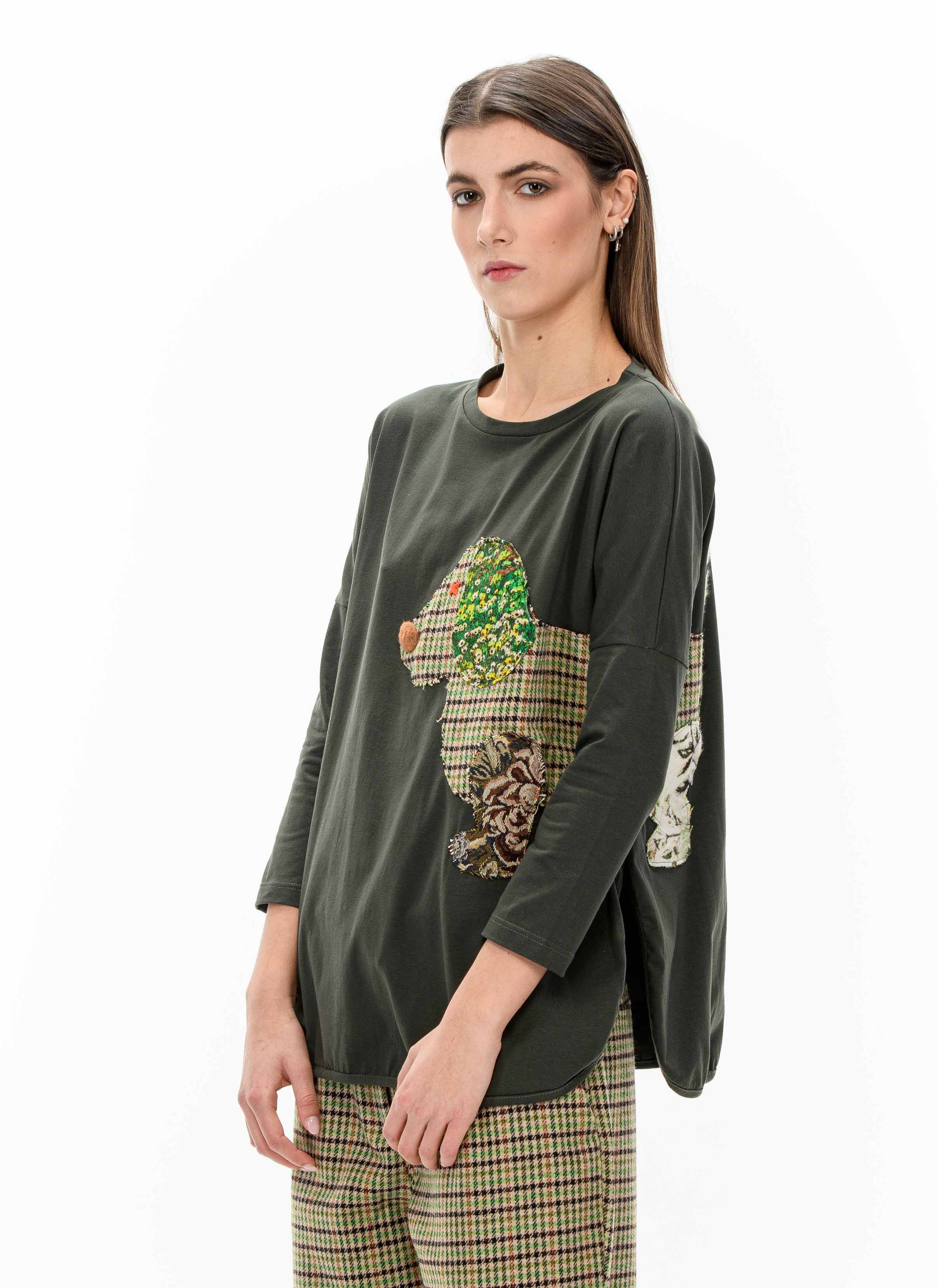 GUENDALINA Maglia con bassotto