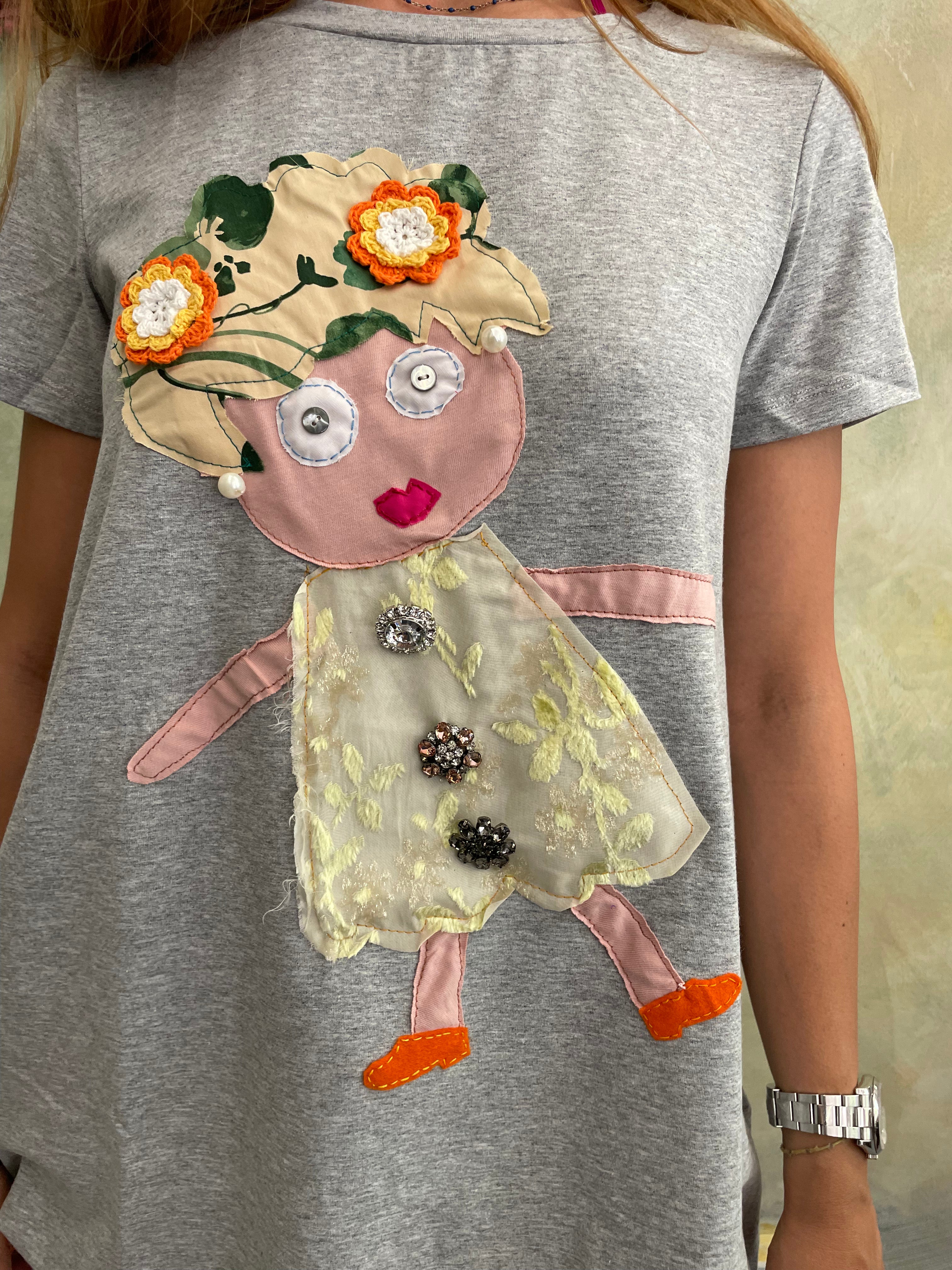 ROSÈ A POIS Bambolina T-shirt