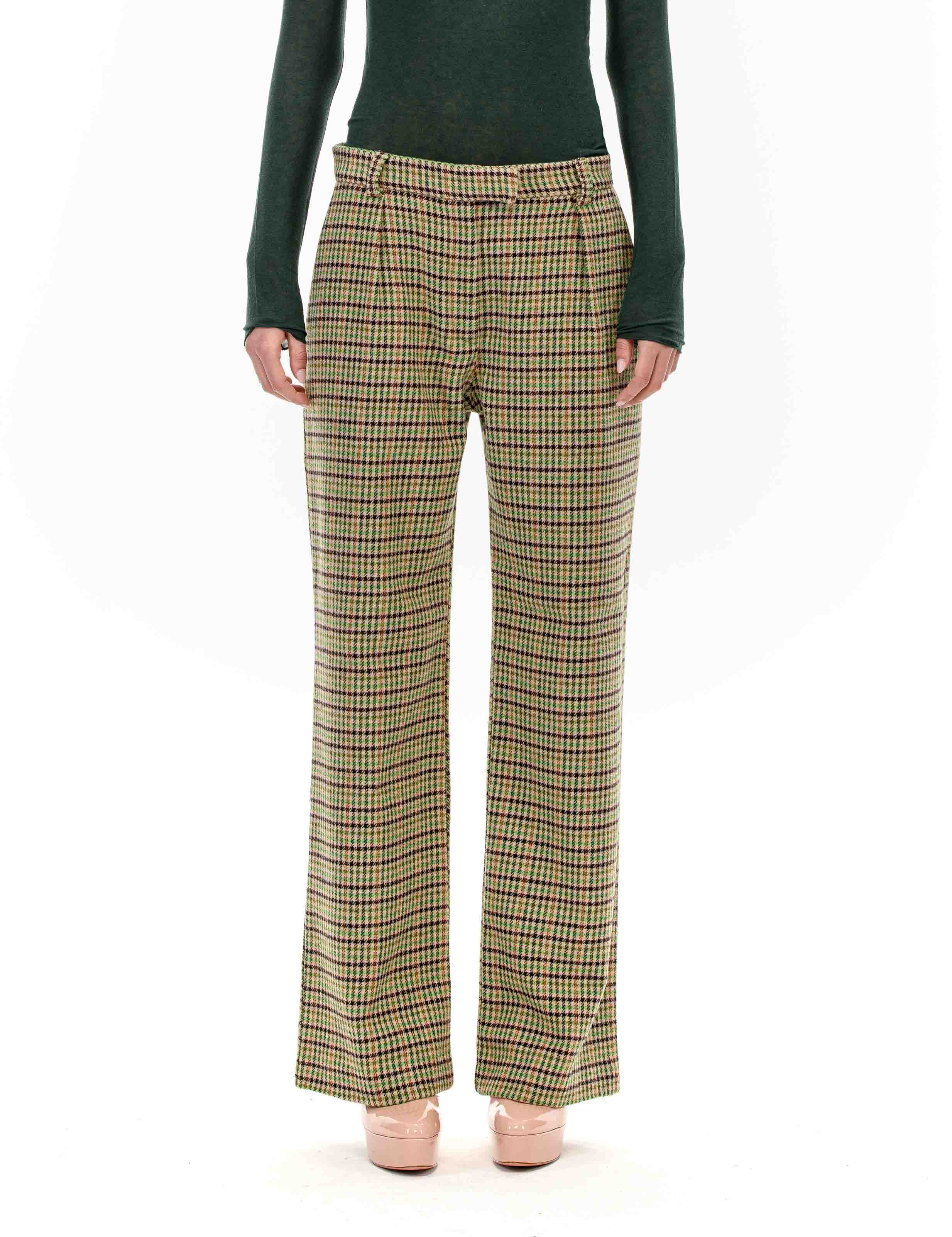 MORGANA Houndstooth trousers