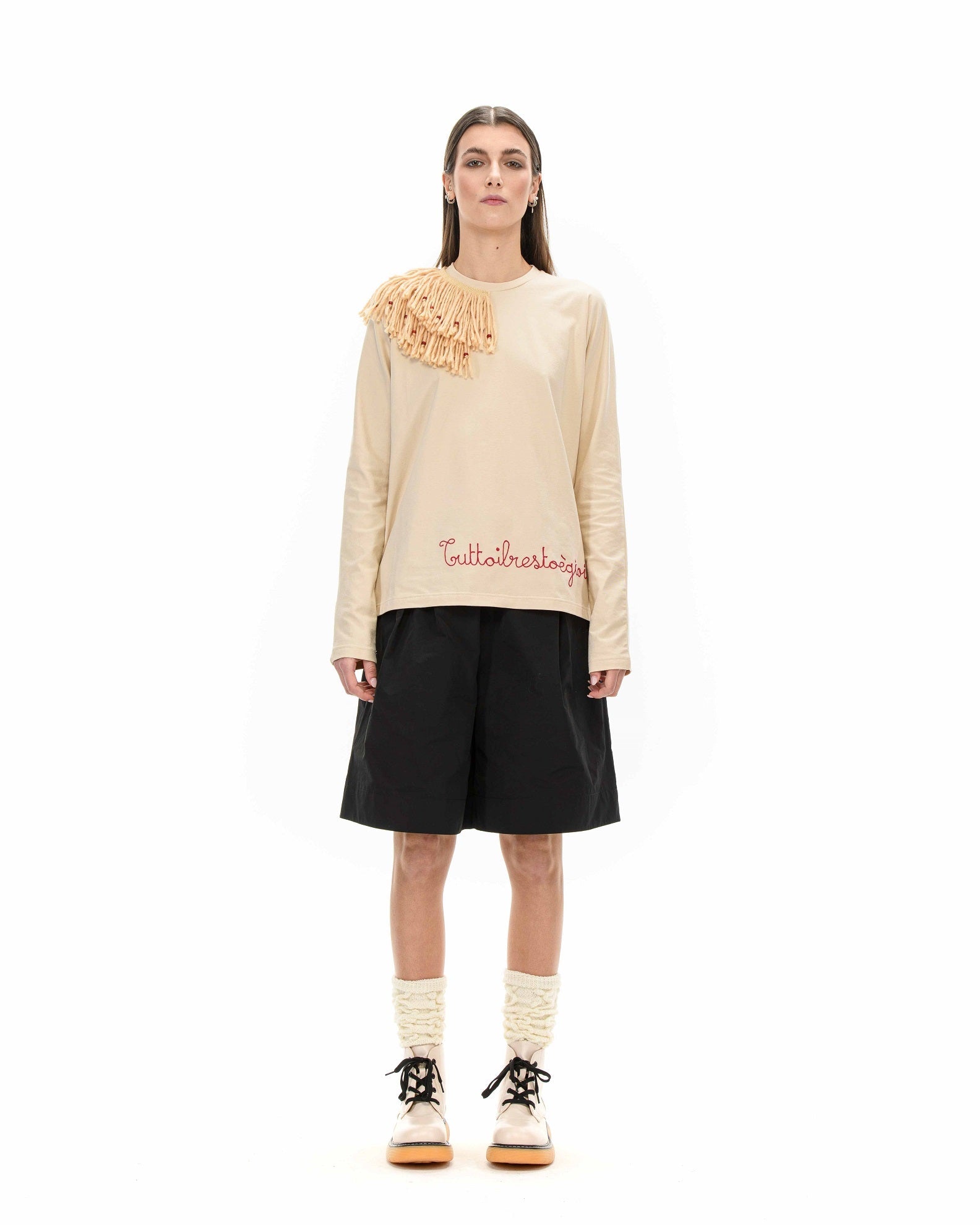 SERENELLA Ivory t-shirt