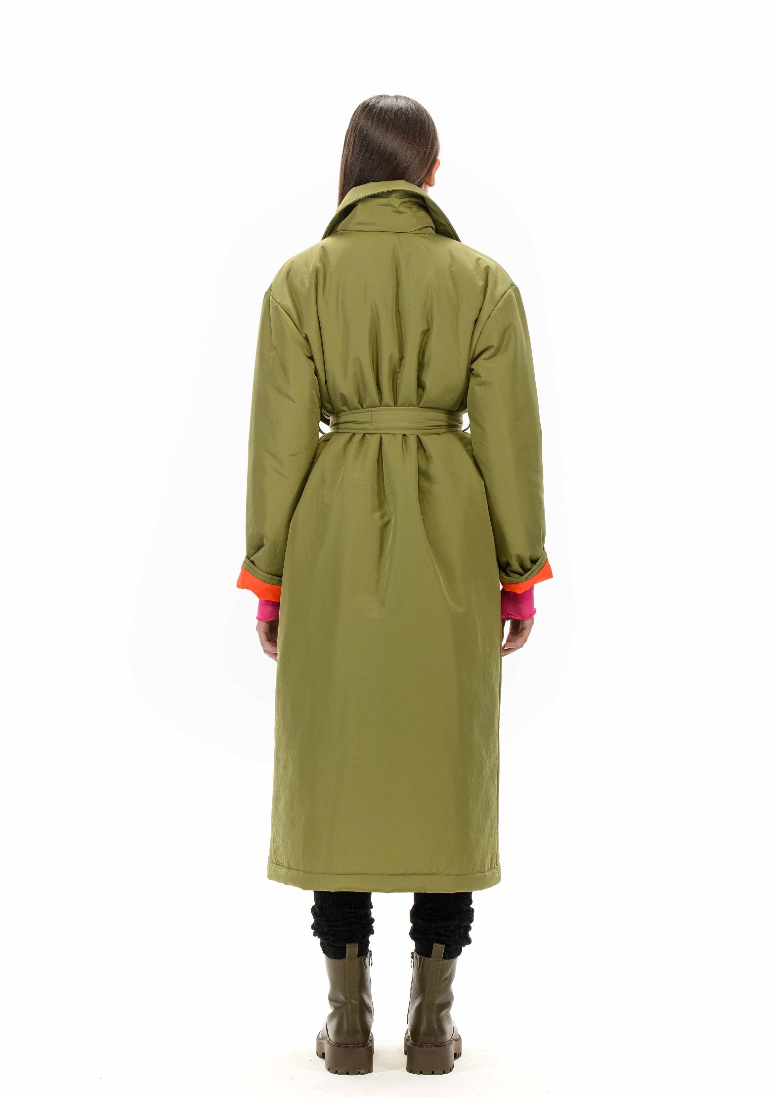 TEODORA Padded trench coat