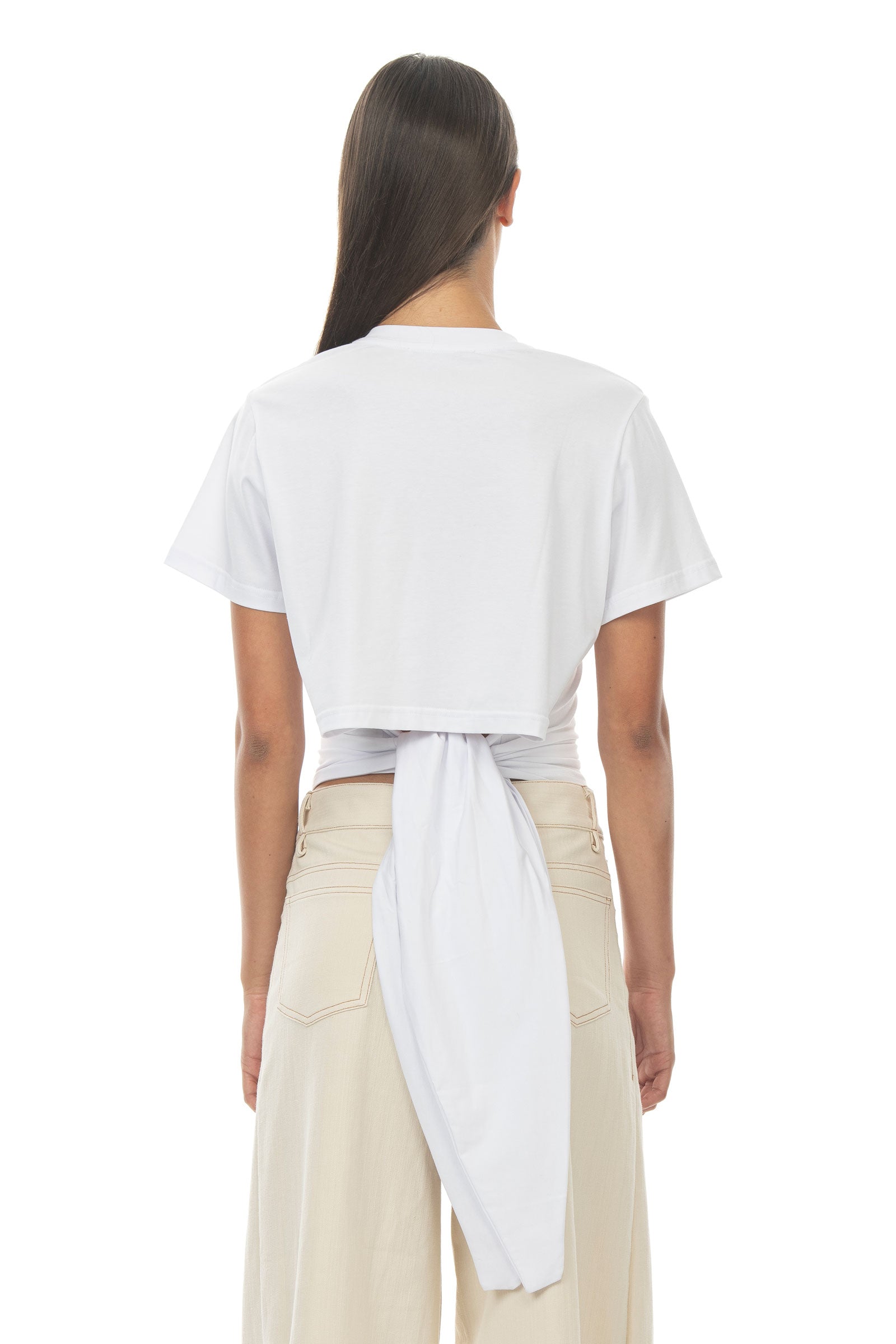 ROSÈ A POIS Elsa T-shirt Bianco