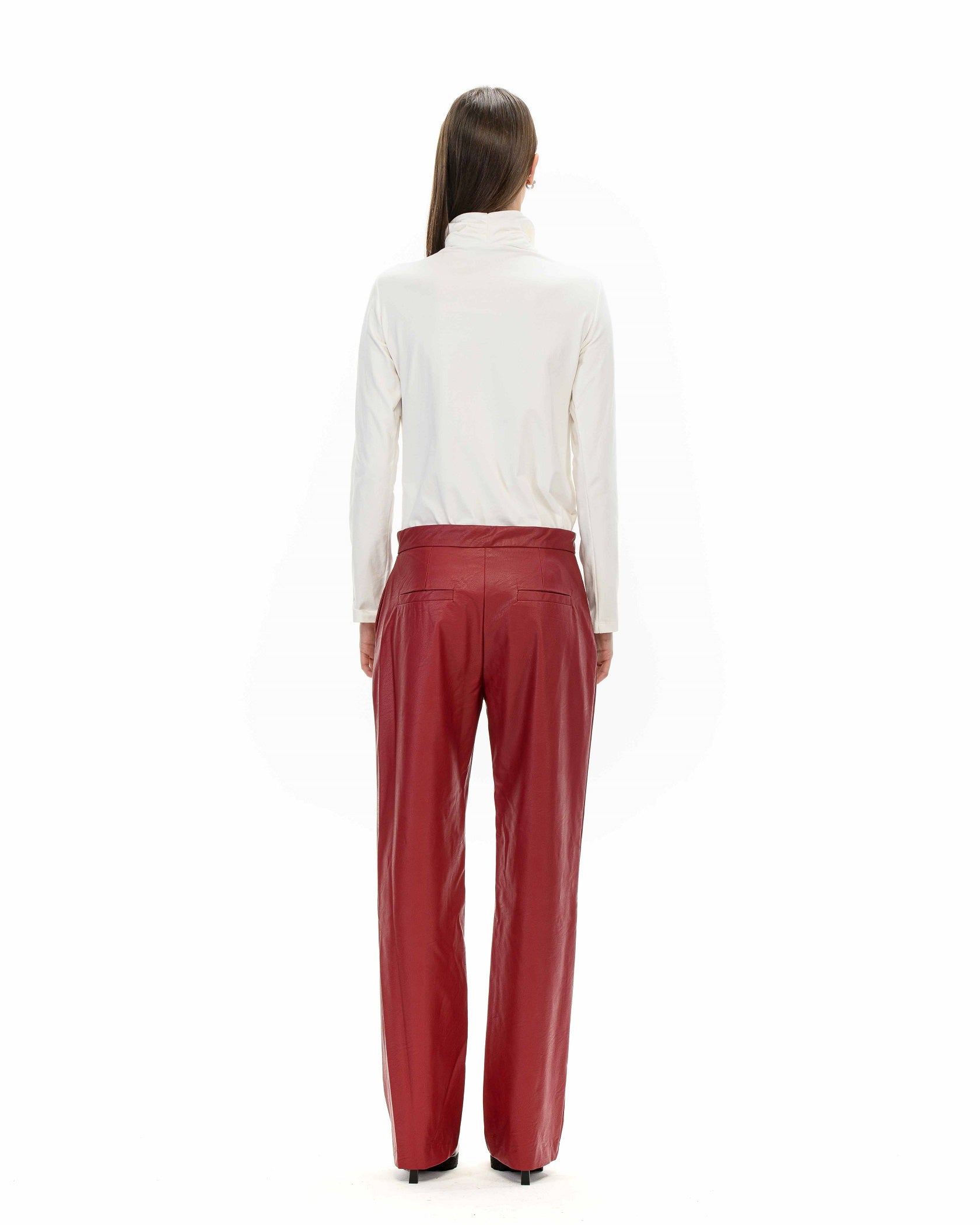 NERISSA Eco-leather trousers