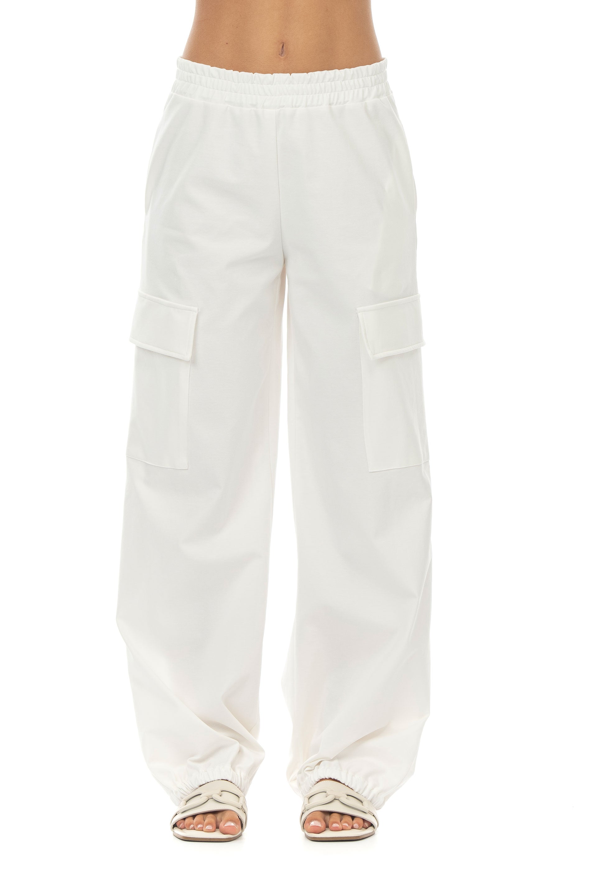 ROSÈ A POIS Pippo Pantalone Bianco
