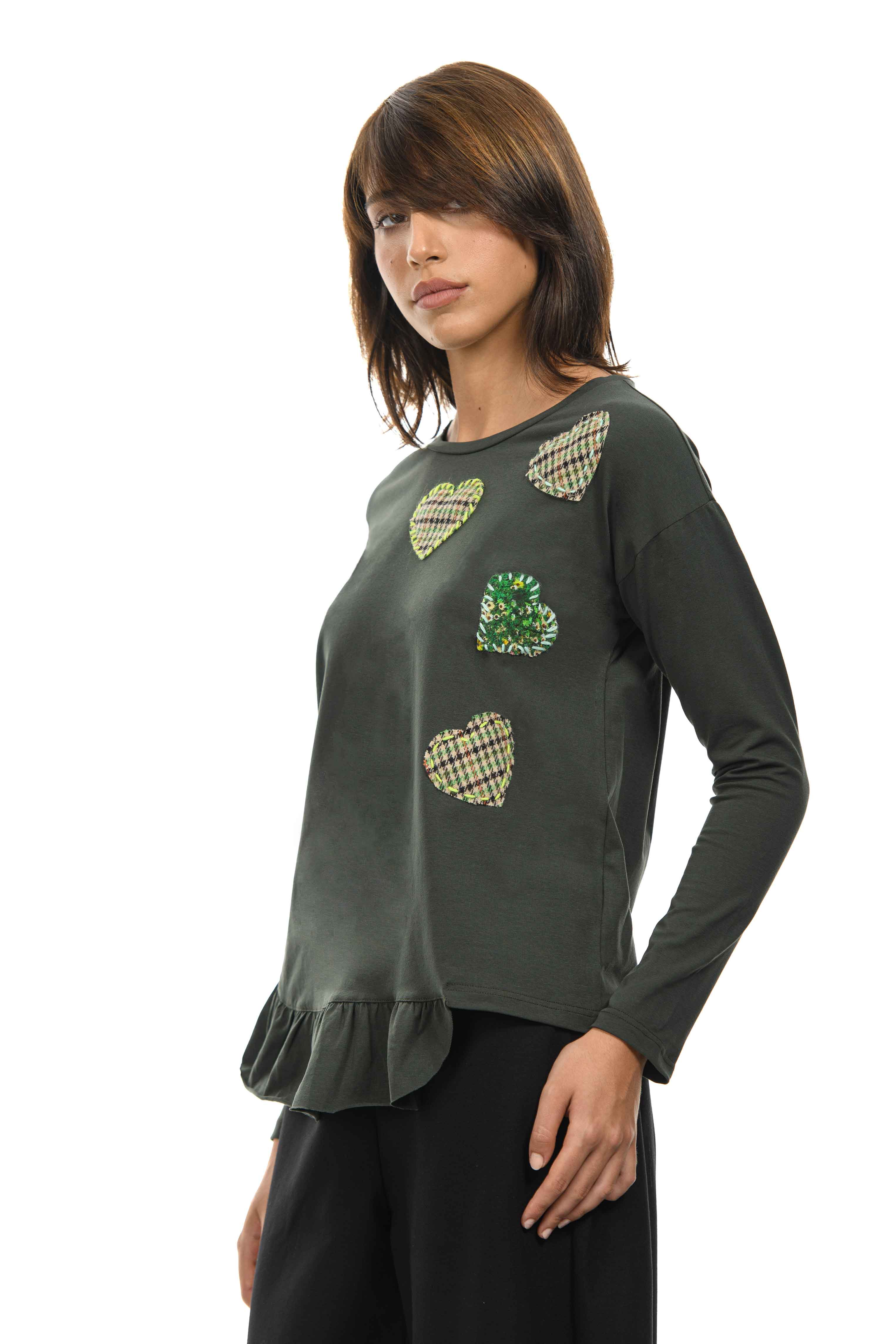 POLGARA T-shirt with hearts