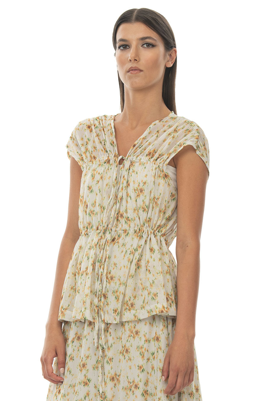 Riccioli D'Oro Chiffon  Top